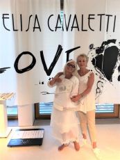 Elisa Cavaletti langes Top A-Form T Shirt Bluse Tunika ELP219084701 Sommer 2021