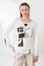 Elisa Cavaletti Langarm T-Shirt Bluse EJW245519900 Herbst Winter 2024 2025