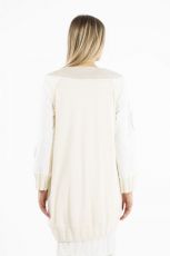 Elisa Cavaletti kurzes Kleid oder langer Pullover Off white ELW214032508 Herbst Winter 2021 2022
