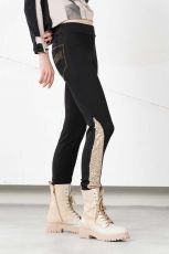 Elisa Cavaletti Leggings Hose schwarz Strass ELW246037902 Herbst Winter 2024 2025