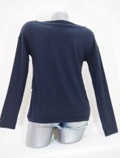Elisa Cavaletti Langarmshirt Shirt Bluse ELW205049601 blau rosa Herbst Winter 2020 2021
