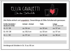 Elisa Cavaletti Strick Jacke Strickjacke schwarz rosa EJW227065800 Herbst Winter 2022 / 2023