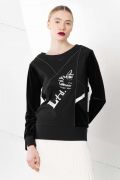 Elisa Cavaletti Sweatshirt Pullover nero EJW245519909 Herbst Winter 2024 2025