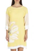 Elisa Cavaletti Sommerkleid Kleid beige gelb ELP232047803 Sommer 2023
